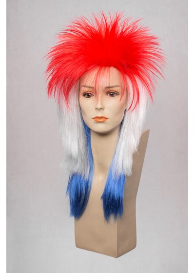 Парик F 168C/RED BLUE WHITE