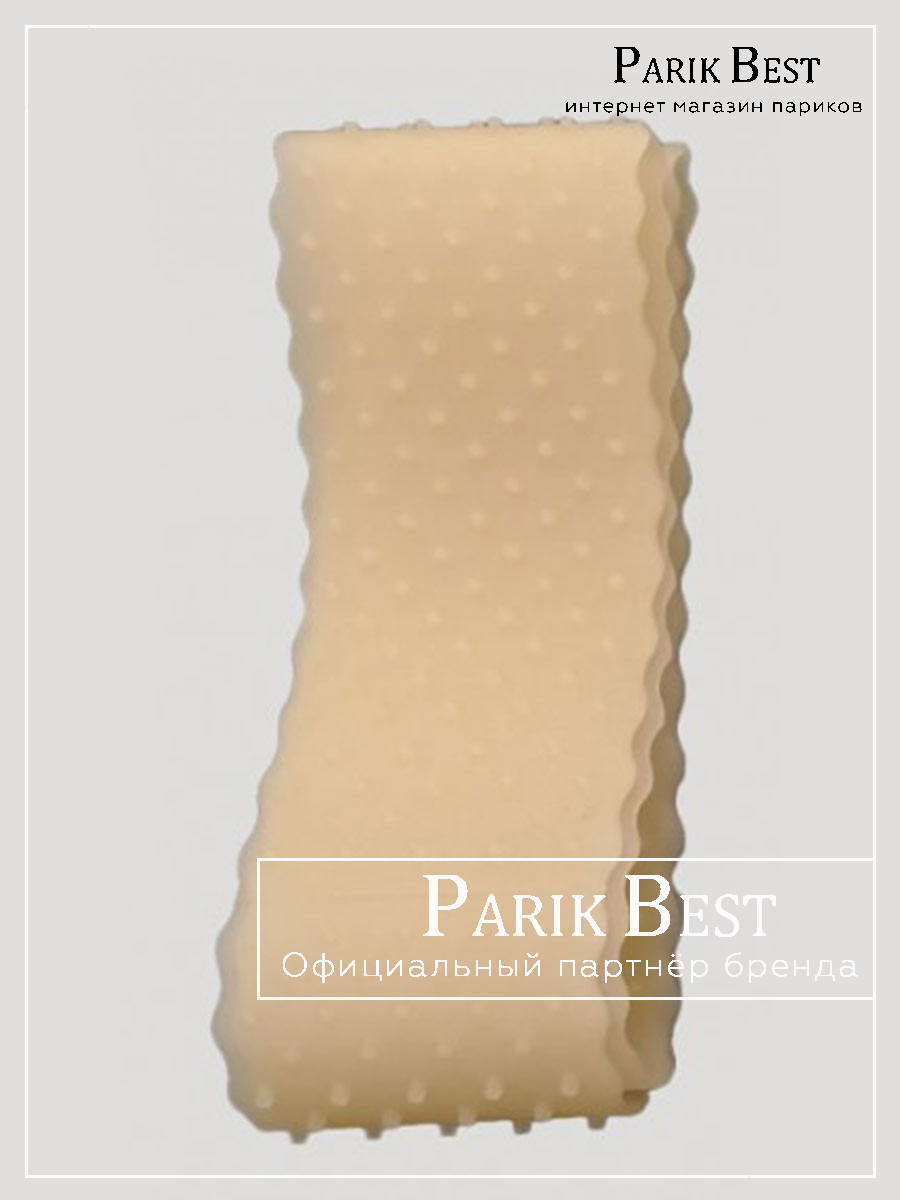 ободок - повязка (SILICONE RIM) силиконовая (Diamond) (beige)